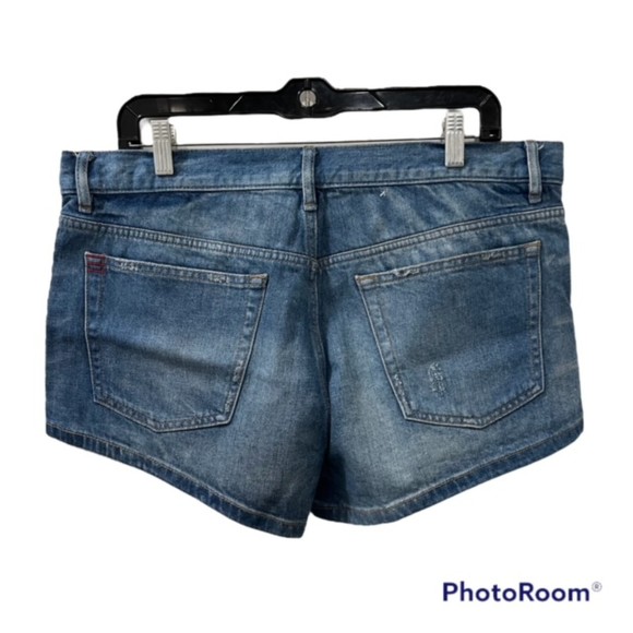 BDG Denim Urban Outfitters Womens Blue Mid Rise Jean Shorts 100% Cotton Size W35 - Picture 2 of 10